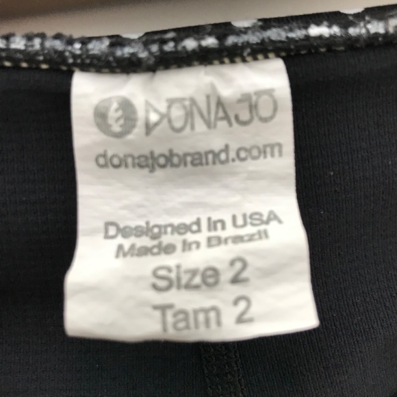 Dona Jo Polka Dot Pleated Tennis Running Skirt/Skort M/2 Black White UVB 15" - Picture 8 of 9